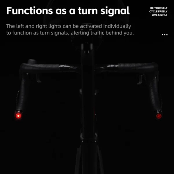 1 Pair Bicycle Handlebar Plug Light